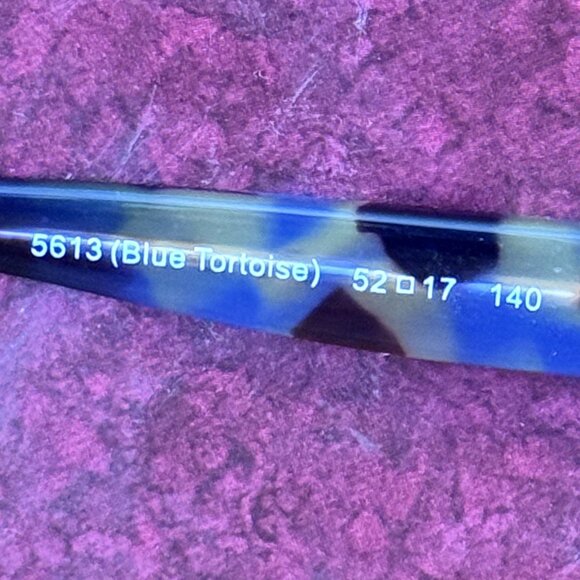 COACH Blue Tortoise Eyeglass Frames w/ Case | HC6154 5613 - Picture 10 of 10